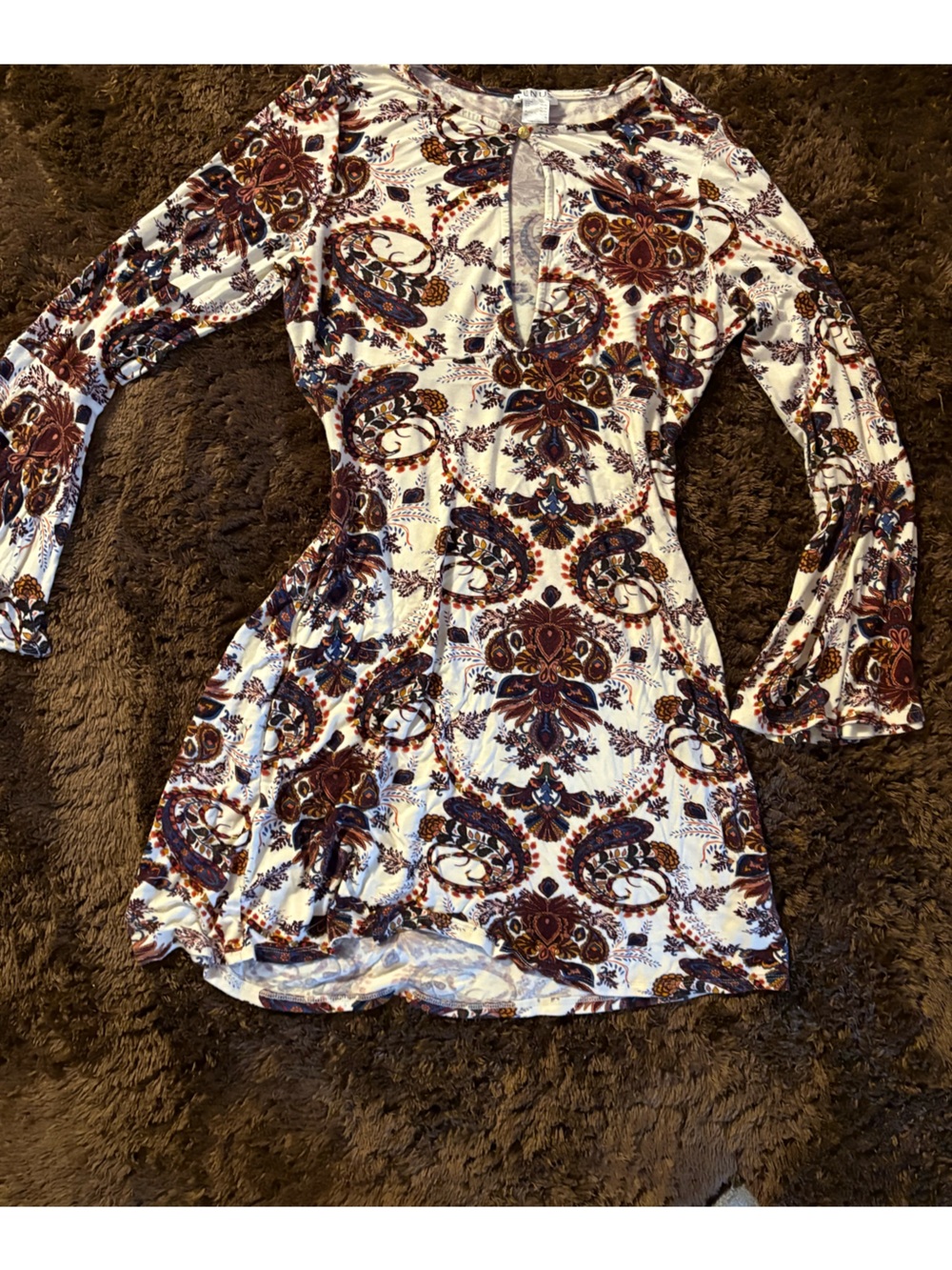 Venus Long Sleeve Short Dress